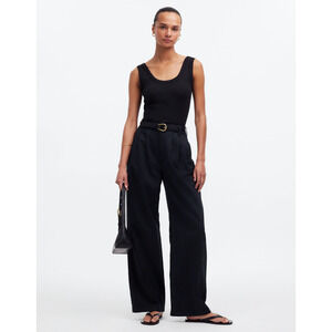 Madewell Black Wide Leg Pants